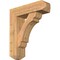 Ekena Millwork Olympic Craftsman Smooth Bracket w/ Offset Brace, Western Red Cedar, 7 1/2"W x 26"D x 30"H BKT0806X26X30OLY04SWR - alternate 1
